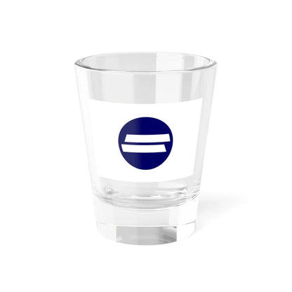 Flag of Shimokamagari Hiroshima 1971-2003 (Japan) Shot Glass 1.5oz 1.5oz - Go Mug Yourself