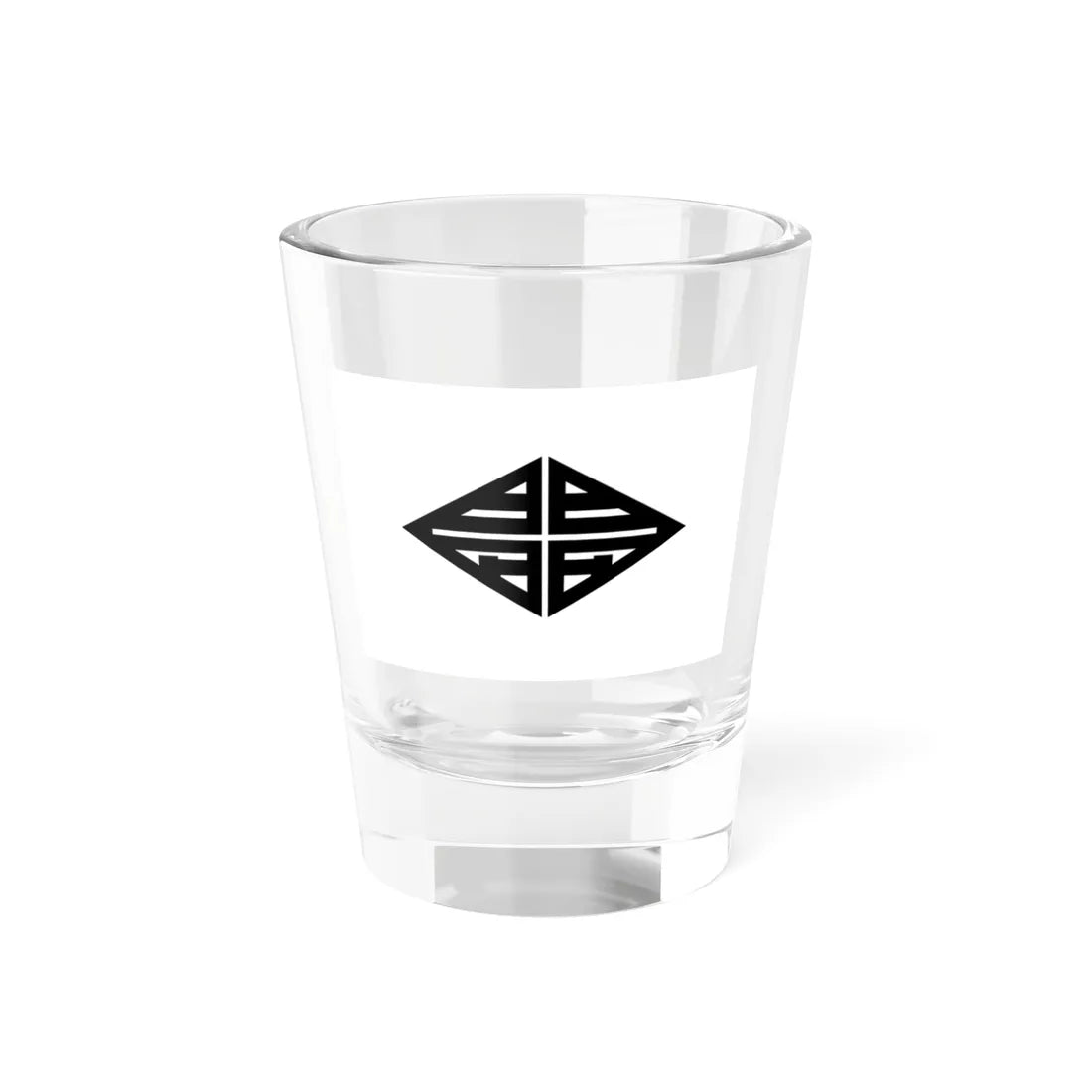 Flag of Shimonoseki Yamaguchi 1909-2005 (Japan) Shot Glass 1.5oz 1.5oz - Go Mug Yourself