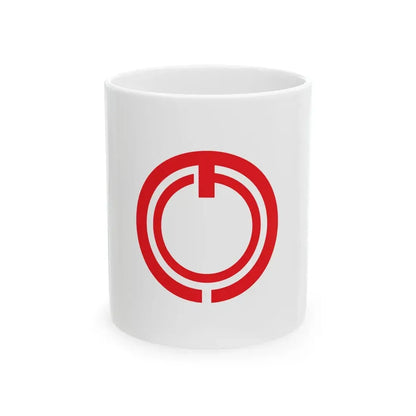 Flag of Shimosuwa Nagano (Japan) White Coffee Mug 11oz - Go Mug Yourself