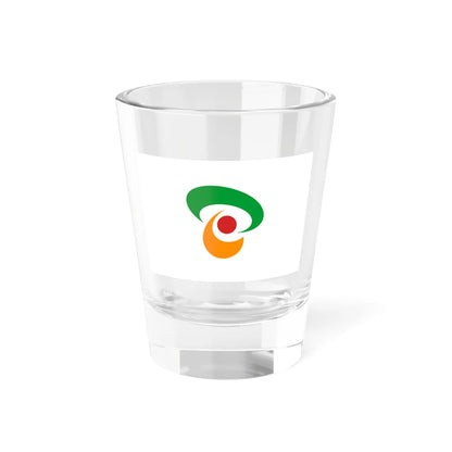Flag of Shimotsuke Tochigi no text (Japan) Shot Glass 1.5oz 1.5oz - Go Mug Yourself