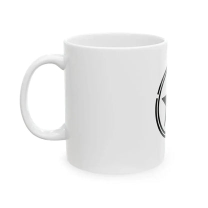 Flag of Shimoyubetsu Hokkaido 1937-1953 (Japan) White Coffee Mug - Go Mug Yourself