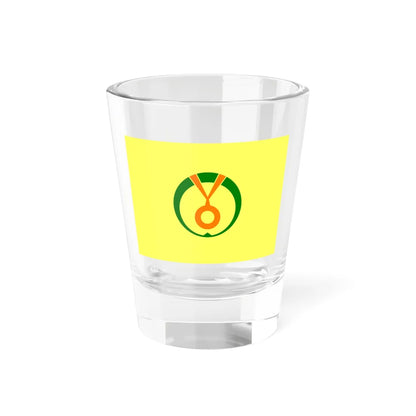 Flag of Shimukappu Hokkaido (Japan) Shot Glass 1.5oz 1.5oz - Go Mug Yourself