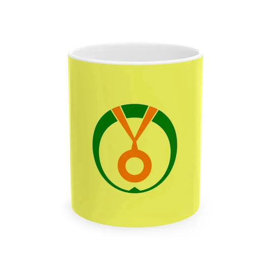 Flag of Shimukappu Hokkaido (Japan) White Coffee Mug 11oz - Go Mug Yourself