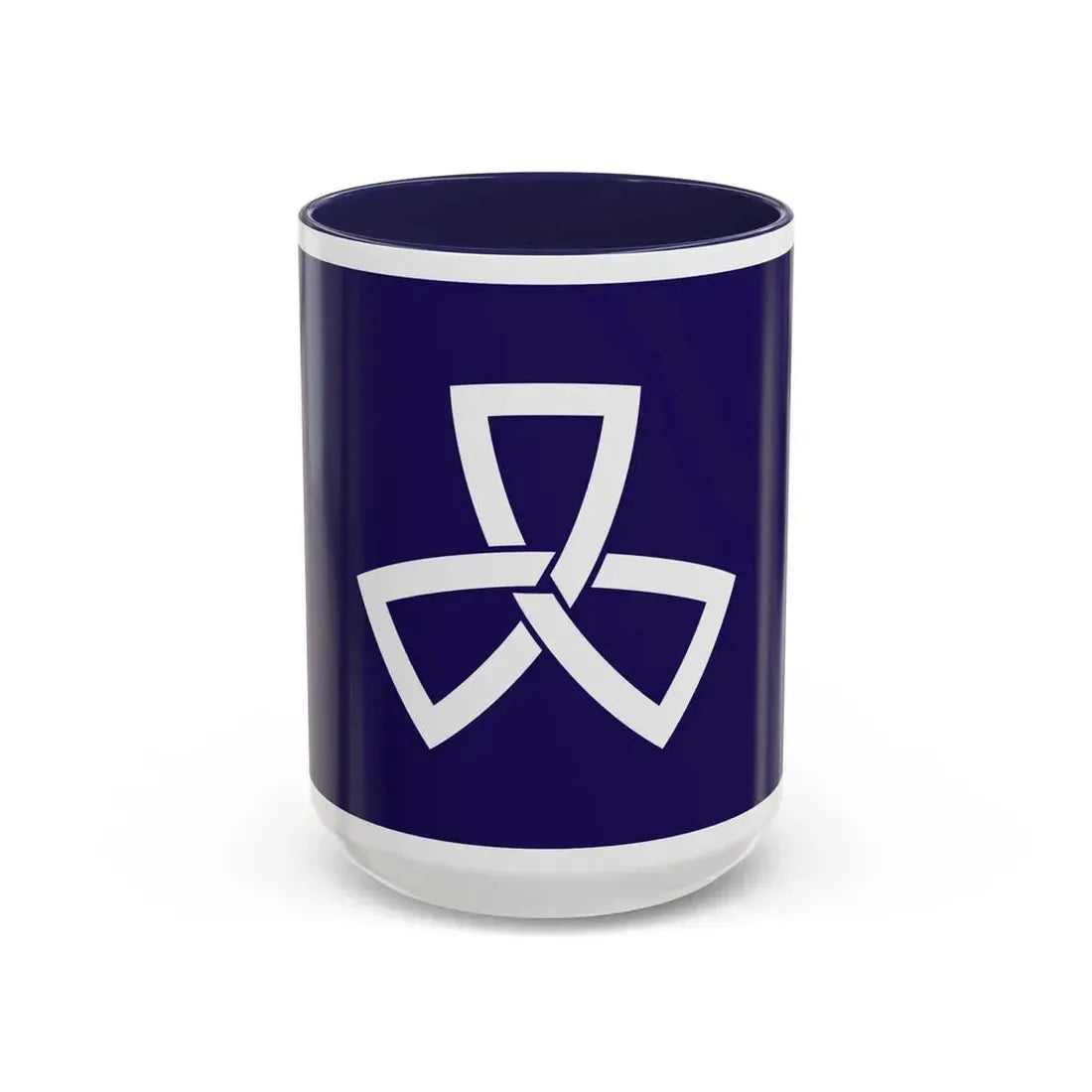 Flag of Shinagawa Tokyo Japan - Accent Coffee Mug 15oz Navy - Go Mug Yourself