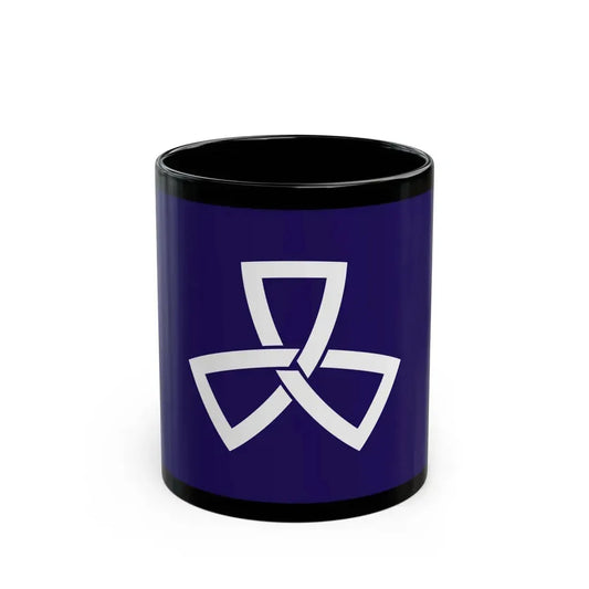 Flag of Shinagawa Tokyo Japan - Black Coffee Mug 11oz - Go Mug Yourself
