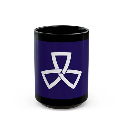 Flag of Shinagawa Tokyo Japan - Black Coffee Mug 15oz - Go Mug Yourself