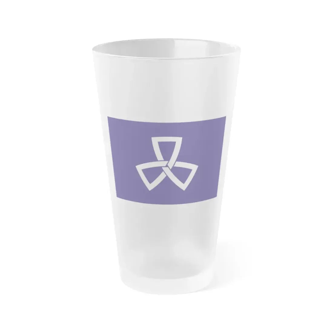 Flag of Shinagawa Tokyo Japan - Frosted Pint Glass 16oz 16oz Frosted - Go Mug Yourself