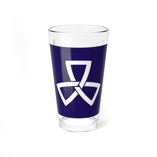Flag of Shinagawa Tokyo Japan - Pint Glass 16oz 16oz - Go Mug Yourself