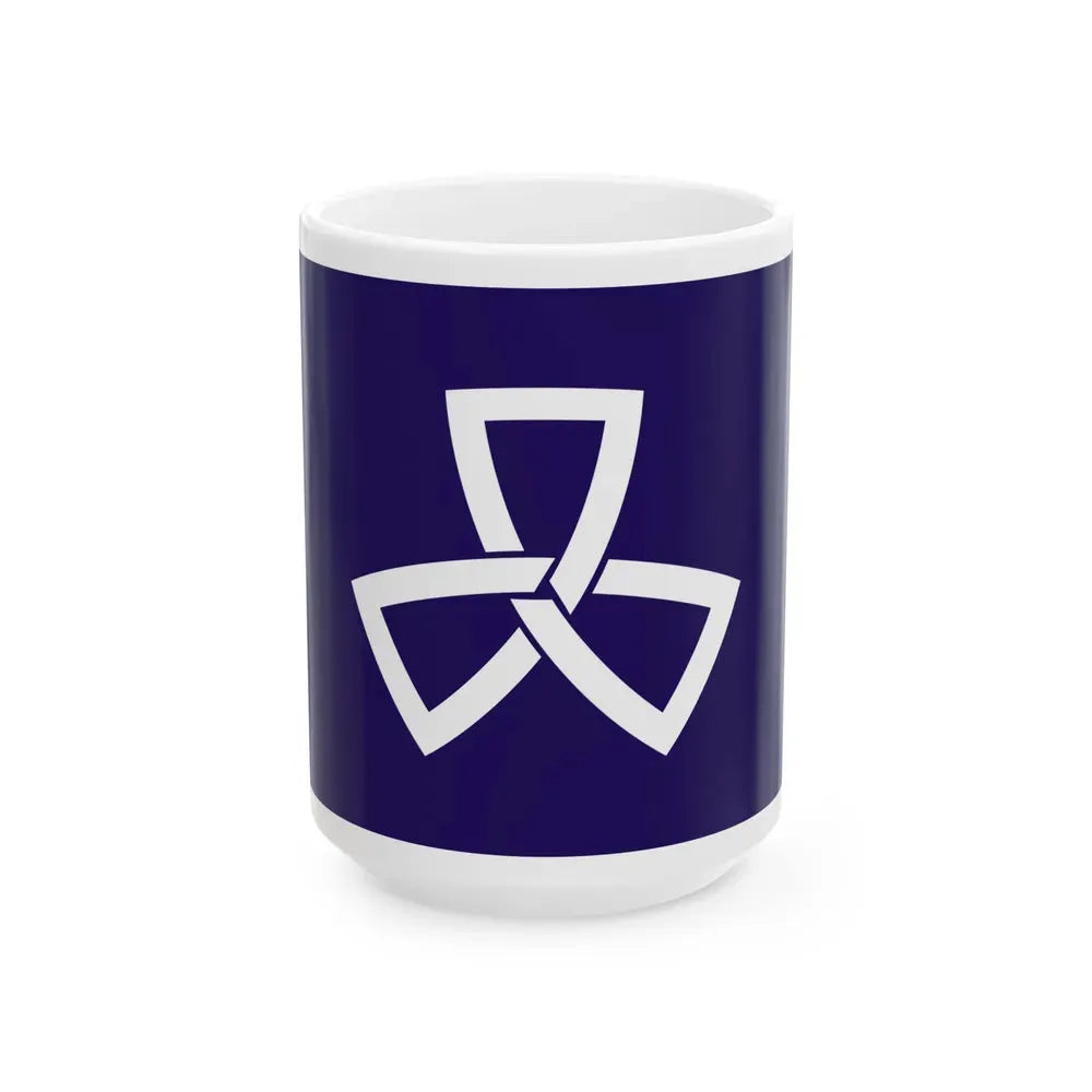 Flag of Shinagawa Tokyo Japan - White Coffee Mug 15oz - Go Mug Yourself