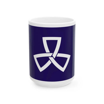 Flag of Shinagawa Tokyo Japan - White Coffee Mug 15oz - Go Mug Yourself