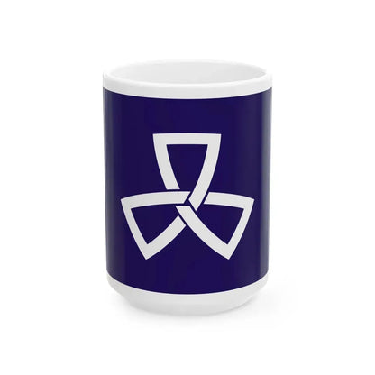 Flag of Shinagawa Tokyo Japan - White Coffee Mug 15oz - Go Mug Yourself