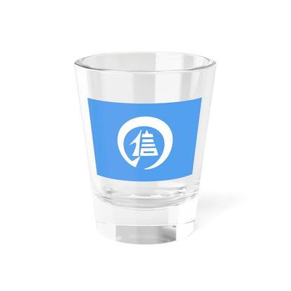 Flag of Shinano Nagano (Japan) Shot Glass 1.5oz 1.5oz - Go Mug Yourself