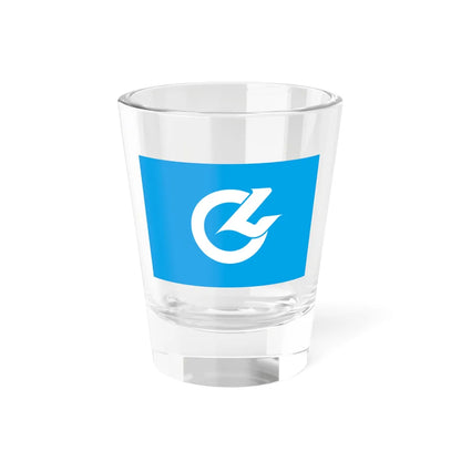 Flag of Shinchi Fukushima (Japan) Shot Glass 1.5oz 1.5oz - Go Mug Yourself
