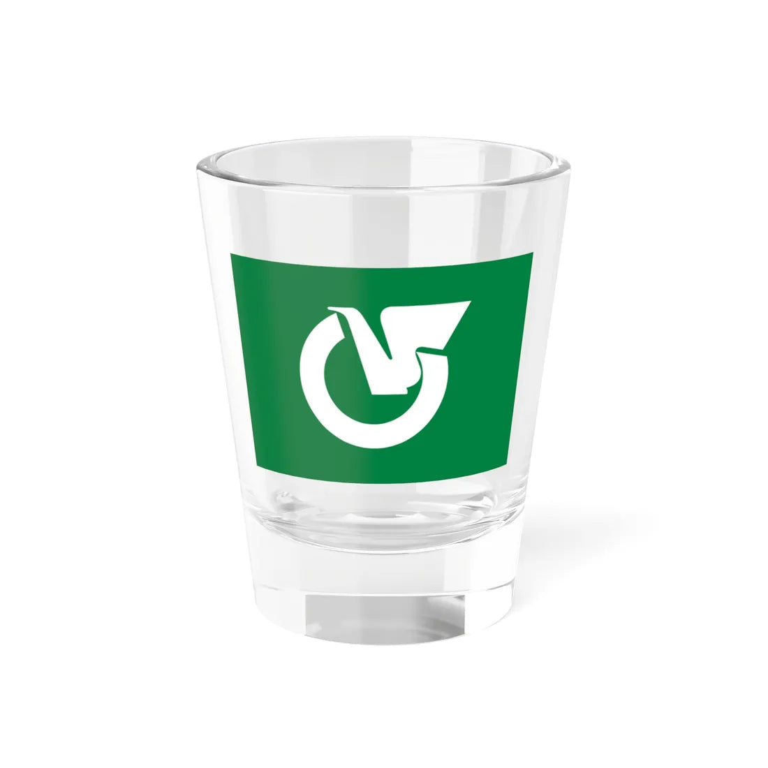 Flag of Shingō Aomori (Japan) Shot Glass 1.5oz 1.5oz - Go Mug Yourself