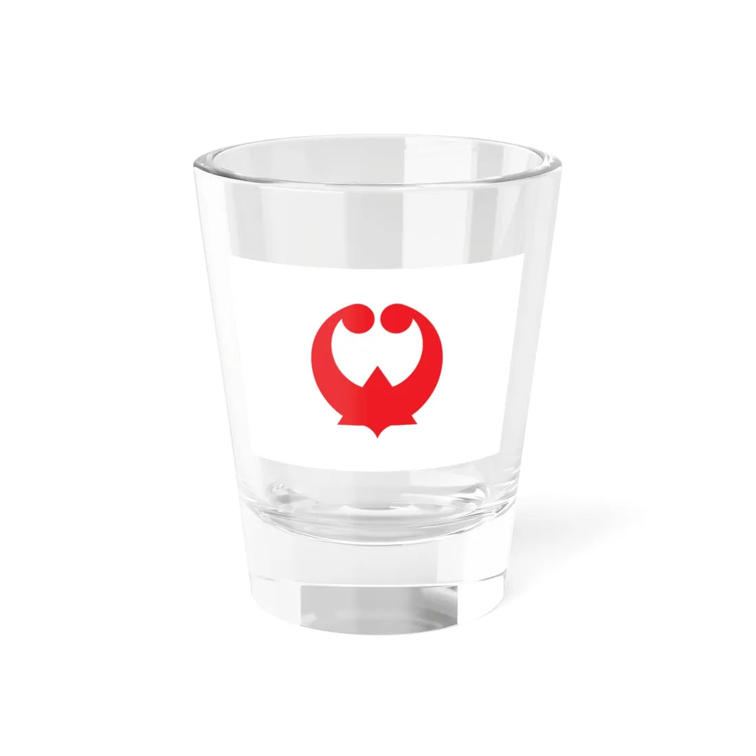 Flag of Shingu Wakayama Red version (Japan) Shot Glass 1.5oz 1.5oz - Go Mug Yourself