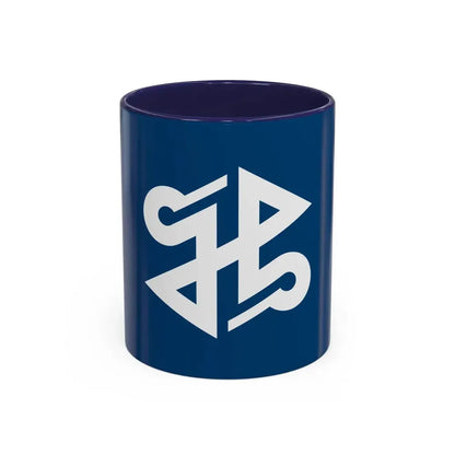 Flag of Shinjuku Tokyo Japan - Accent Coffee Mug 11oz Navy - Go Mug Yourself