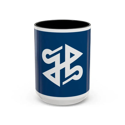 Flag of Shinjuku Tokyo Japan - Accent Coffee Mug 15oz Black - Go Mug Yourself
