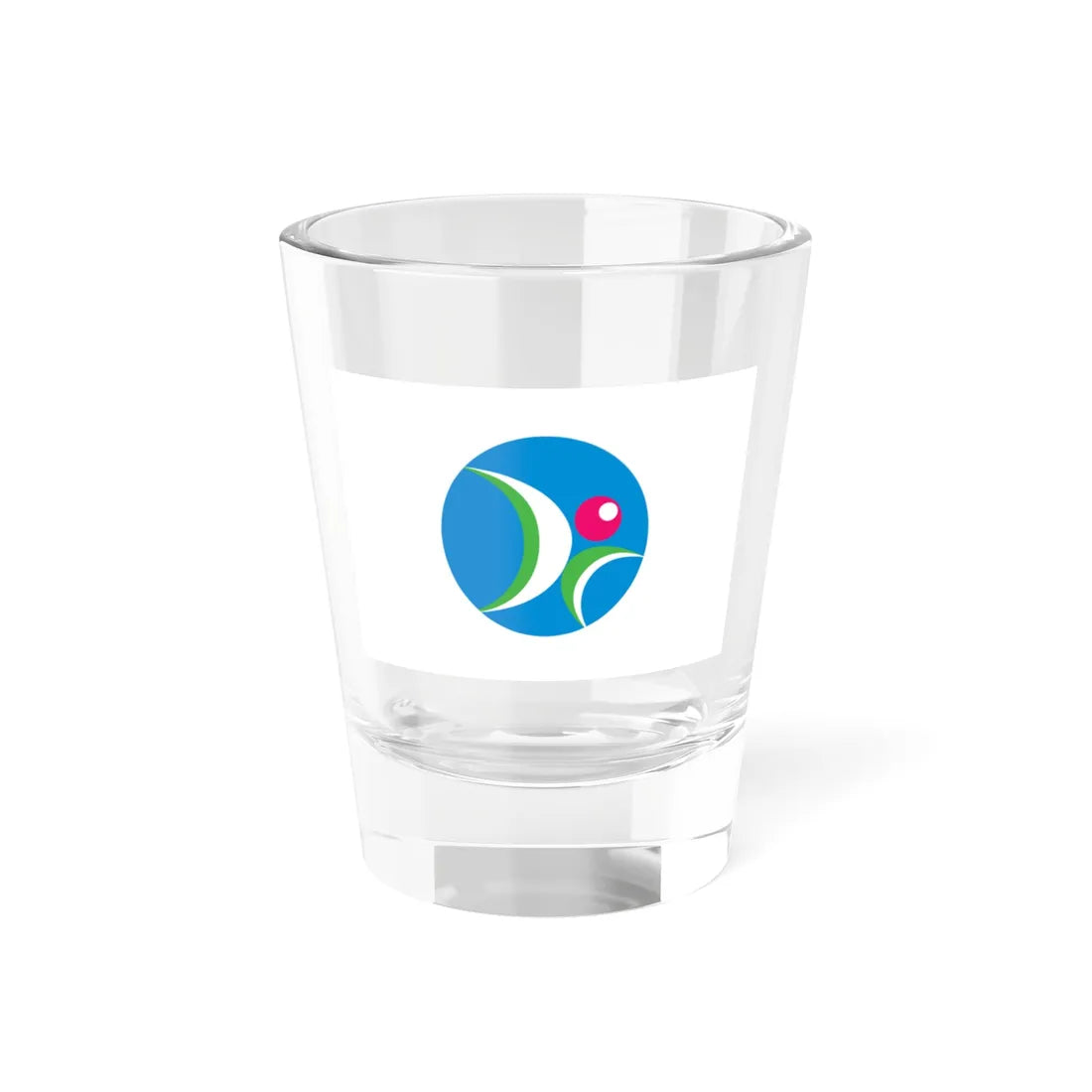 Flag of Shinkamigoto Nagasaki (Japan) Shot Glass 1.5oz 1.5oz - Go Mug Yourself
