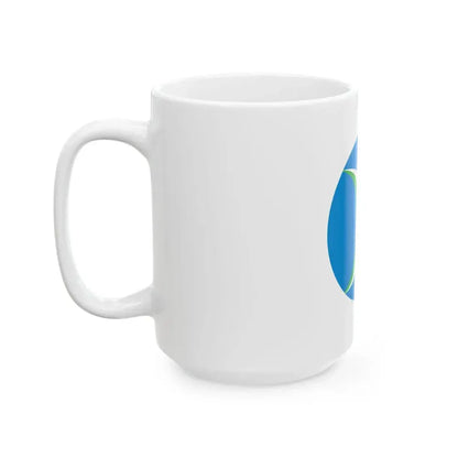 Flag of Shinkamigoto Nagasaki (Japan) White Coffee Mug - Go Mug Yourself