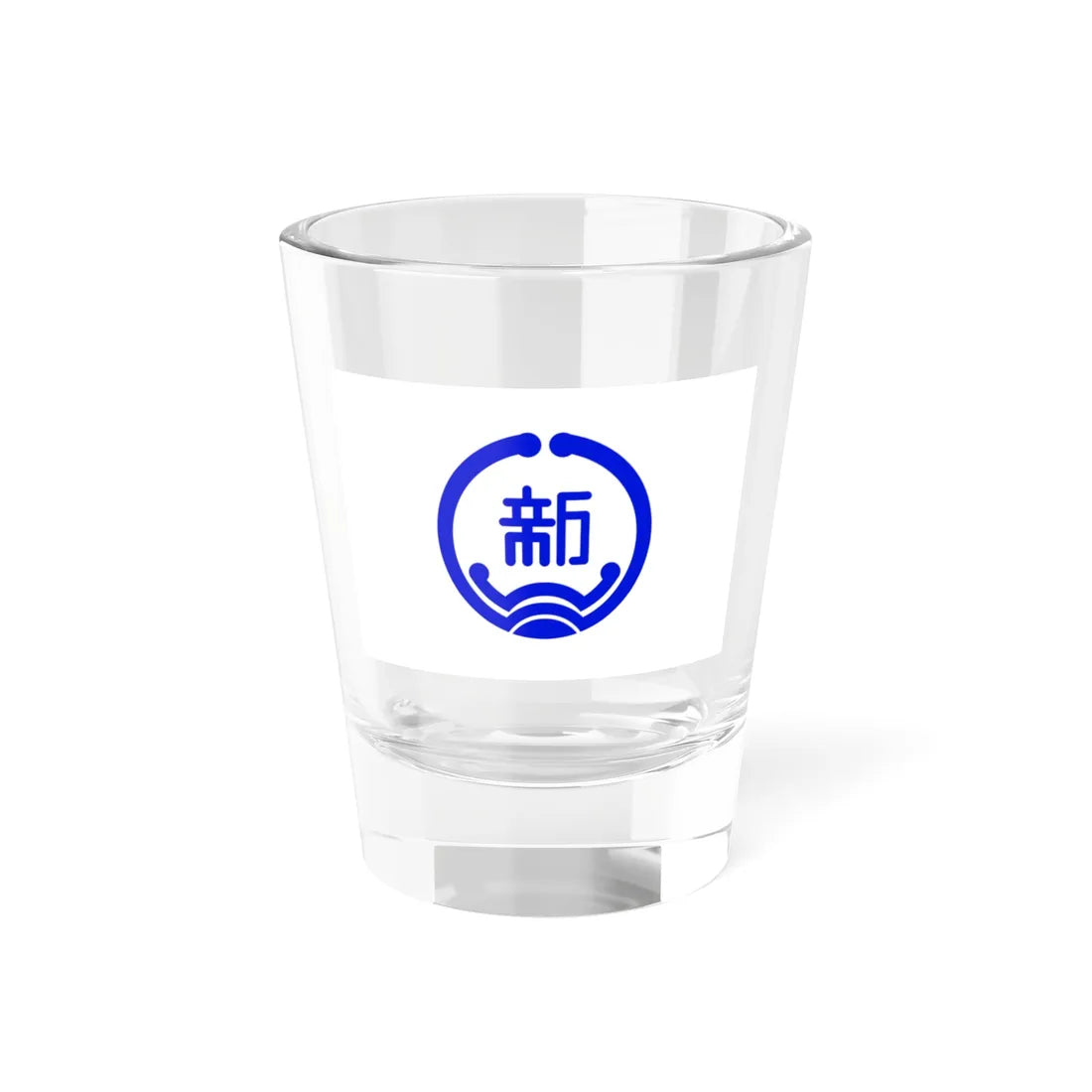 Flag of Shinminato Toyama 1951-2005 (Japan) Shot Glass 1.5oz 1.5oz - Go Mug Yourself