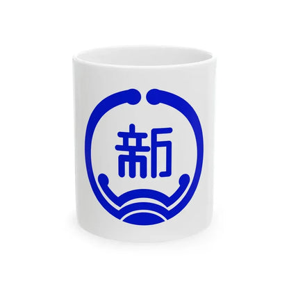 Flag of Shinminato Toyama 1951-2005 (Japan) White Coffee Mug 11oz - Go Mug Yourself