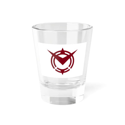 Flag of Shinnanyo Yamaguchi 1958-2003 (Japan) Shot Glass 1.5oz 1.5oz - Go Mug Yourself