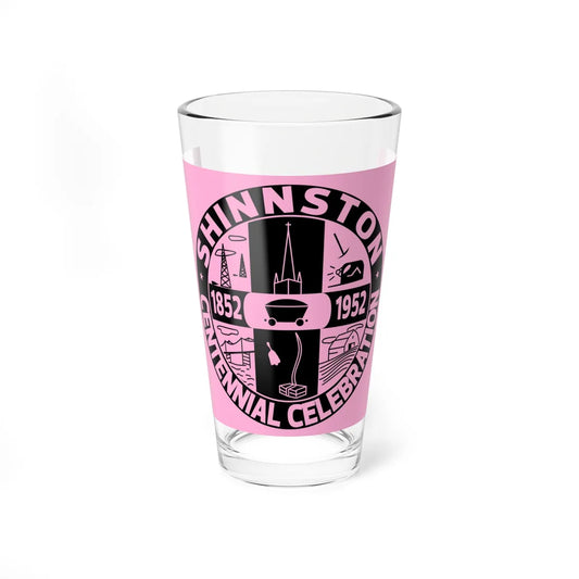 Flag of Shinnston West Virginia 1952 (United States) Pint Glass 16oz 16oz - Go Mug Yourself