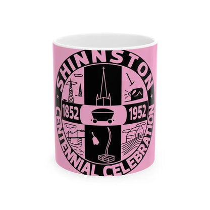 Flag of Shinnston West Virginia 1952 (United States) White Coffee Mug 11oz - Go Mug Yourself