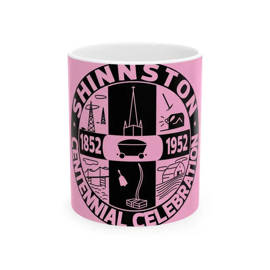 Flag of Shinnston West Virginia 1952 (United States) White Coffee Mug 11oz - Go Mug Yourself