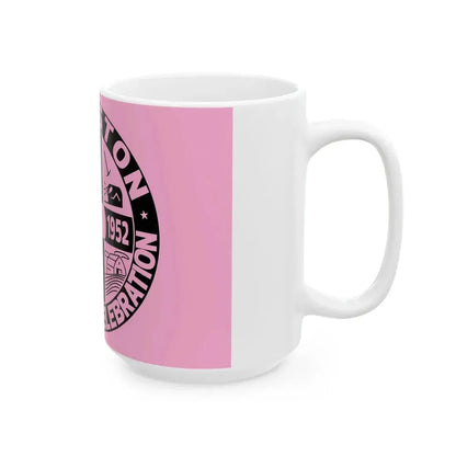 Flag of Shinnston West Virginia 1952 (United States) White Coffee Mug - Go Mug Yourself