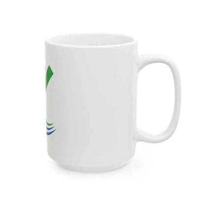 Flag of Shinonsen Hyogo (Japan) White Coffee Mug - Go Mug Yourself