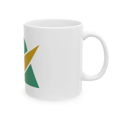 Flag of Shinshiro Aichi (Japan) White Coffee Mug - Go Mug Yourself