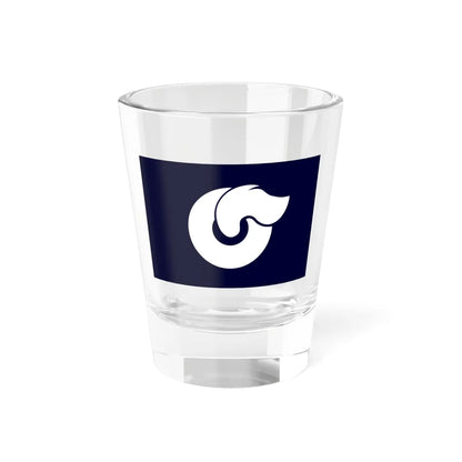 Flag of Shinto Gunma (Japan) Shot Glass 1.5oz 1.5oz - Go Mug Yourself