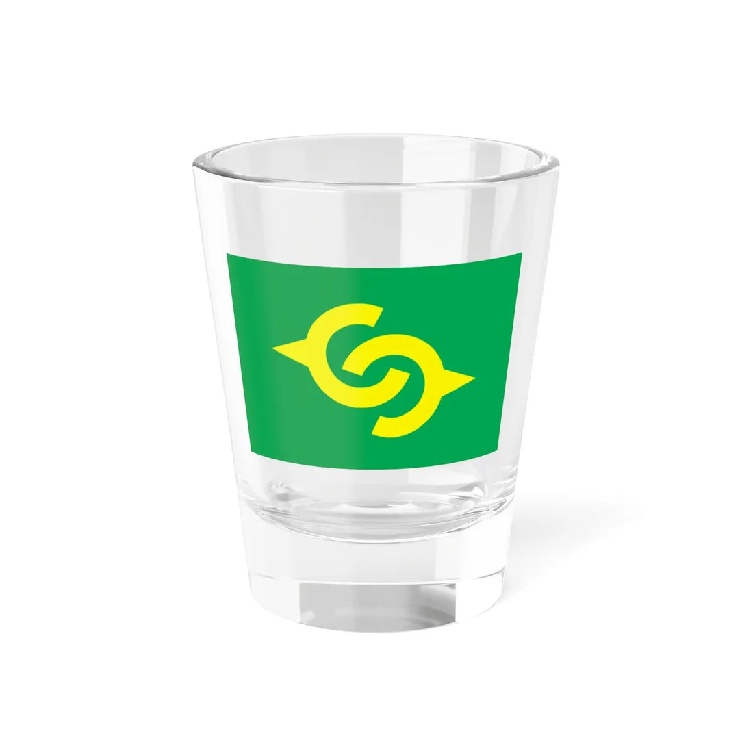 Flag of Shintomi Miyazaki (Japan) Shot Glass 1.5oz 1.5oz - Go Mug Yourself