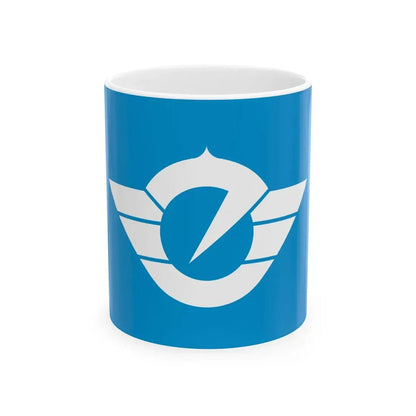 Flag of Shinuonome Nagasaki 1969-2004 (Japan) White Coffee Mug 11oz - Go Mug Yourself