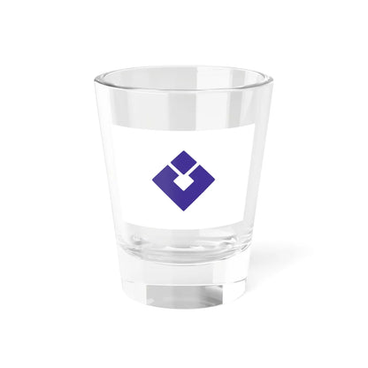 Flag of Shiokawa Fukushima 1964-2006 (Japan) Shot Glass 1.5oz 1.5oz - Go Mug Yourself