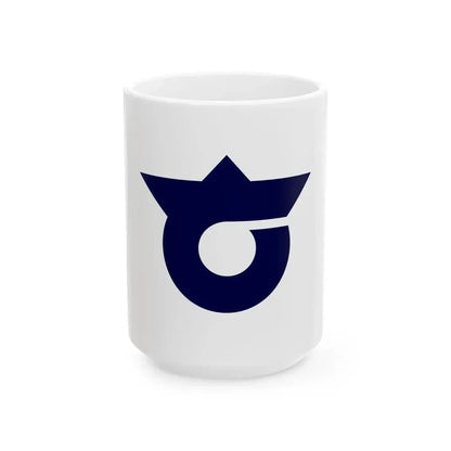 Flag of Shippo Aichi 1971-2010 (Japan) White Coffee Mug 15oz - Go Mug Yourself