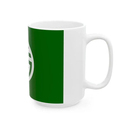 Flag of Shirako Chiba (Japan) White Coffee Mug - Go Mug Yourself
