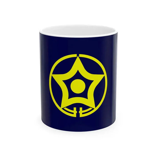 Flag of Shiranuka Hokkaido (Japan) White Coffee Mug 11oz - Go Mug Yourself