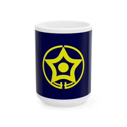 Flag of Shiranuka Hokkaido (Japan) White Coffee Mug 15oz - Go Mug Yourself