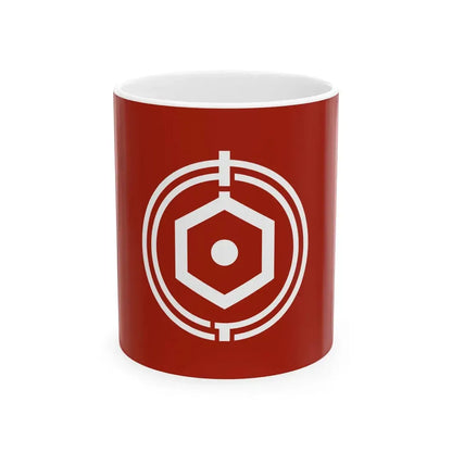 Flag of Shiraoi Hokkaido (Japan) White Coffee Mug 11oz - Go Mug Yourself