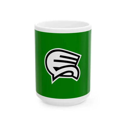 Flag of Shirataka Yamagata (Japan) White Coffee Mug 15oz - Go Mug Yourself