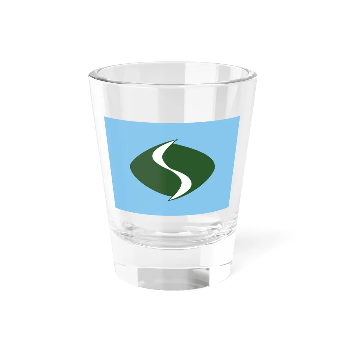 Flag of Shiriuchi Hokkaido (Japan) Shot Glass 1.5oz 1.5oz - Go Mug Yourself
