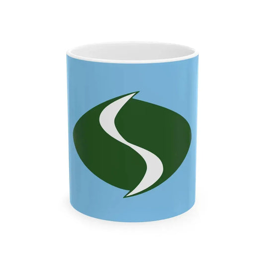 Flag of Shiriuchi Hokkaido (Japan) White Coffee Mug 11oz - Go Mug Yourself