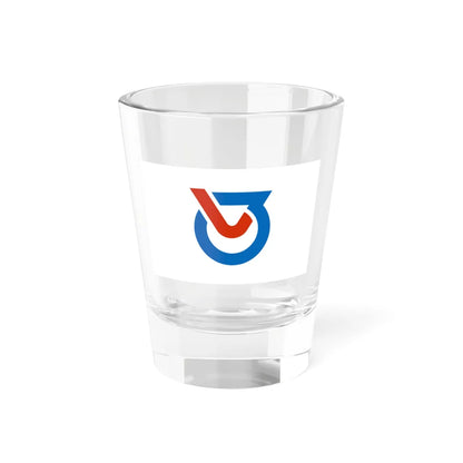 Flag of Shiroishi Saga (Japan) Shot Glass 1.5oz 1.5oz - Go Mug Yourself