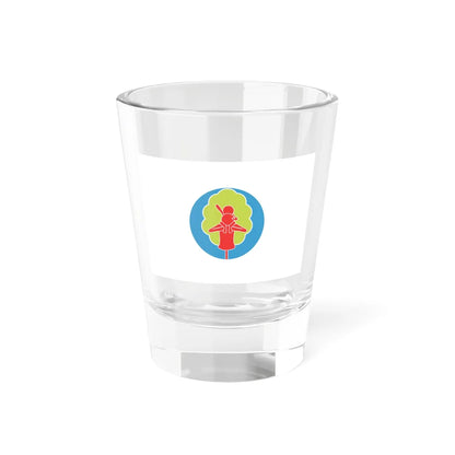Flag of Shiroishi Ward Sapporo Hokkaido (Japan) Shot Glass 1.5oz 1.5oz - Go Mug Yourself