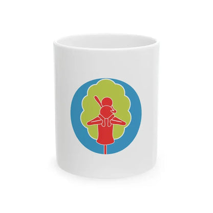 Flag of Shiroishi Ward Sapporo Hokkaido (Japan) White Coffee Mug 11oz - Go Mug Yourself