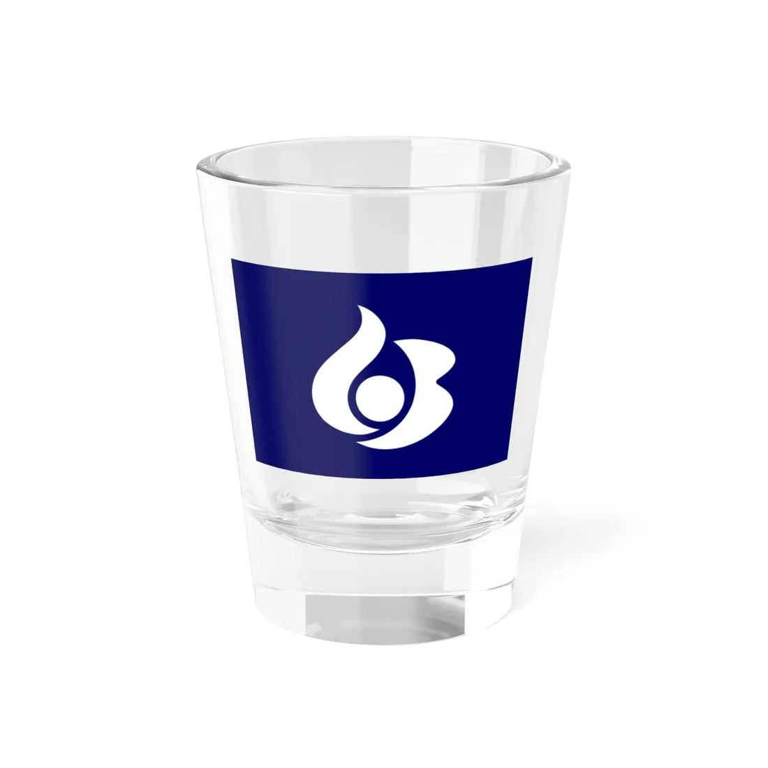 Flag of Shirosato Ibaraki (Japan) Shot Glass 1.5oz 1.5oz - Go Mug Yourself