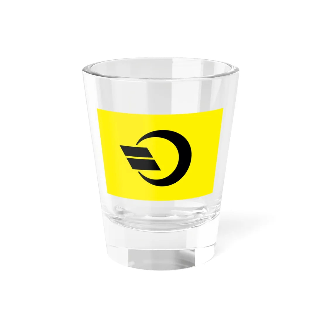 Flag of Shirotori Kagawa 1960-2003 (Japan) Shot Glass 1.5oz 1.5oz - Go Mug Yourself