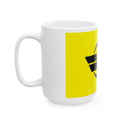 Flag of Shirotori Kagawa 1960-2003 (Japan) White Coffee Mug - Go Mug Yourself